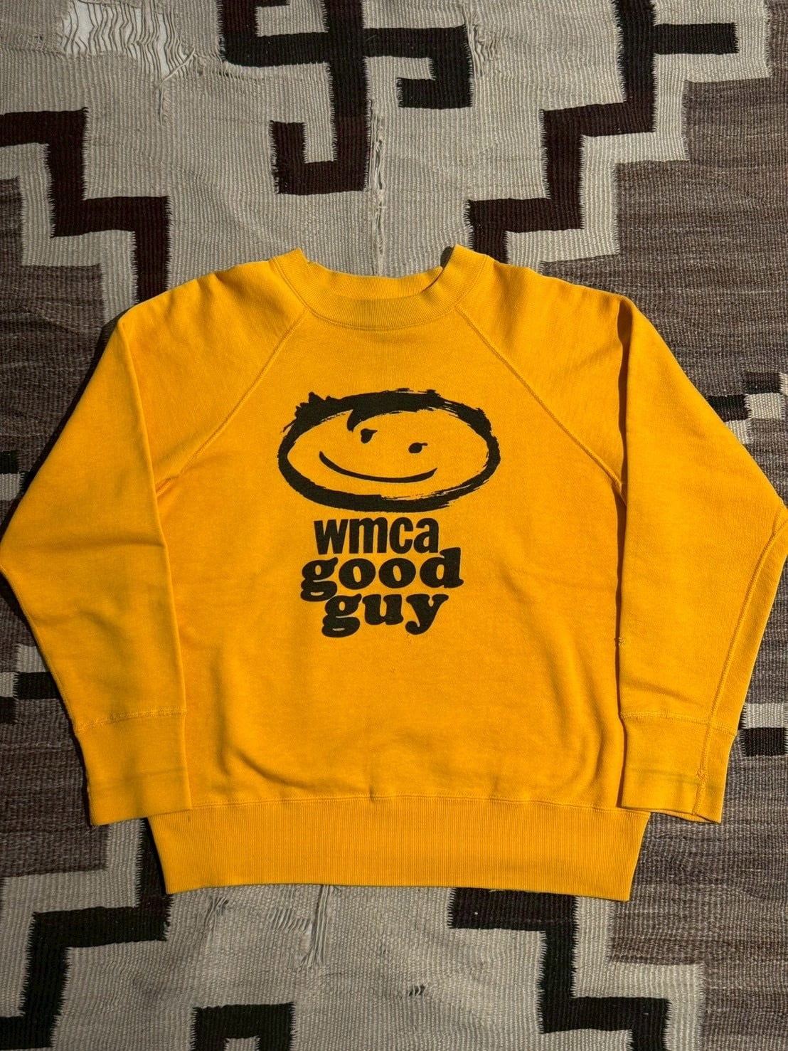 VINTAGE 60's WMCA GOOD GUY SWEATSHIRT | vintage clothing twoface