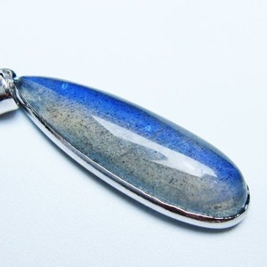 ラブラドライト ペンダント 一点物 メール便可 [M便 1/20] 112-11778