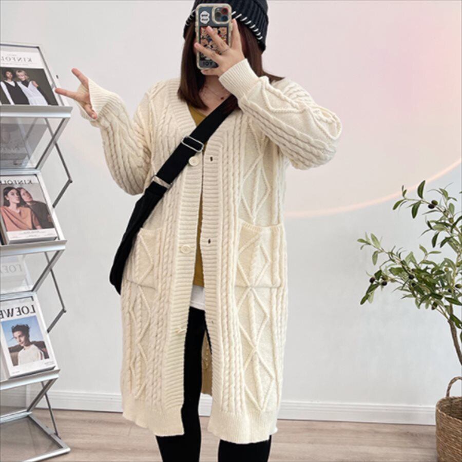 TO BE CHIC 鉤編み　ロングカーディガン　40 切子風編みレースロングカーディガン – ONE PEACE ONLINE