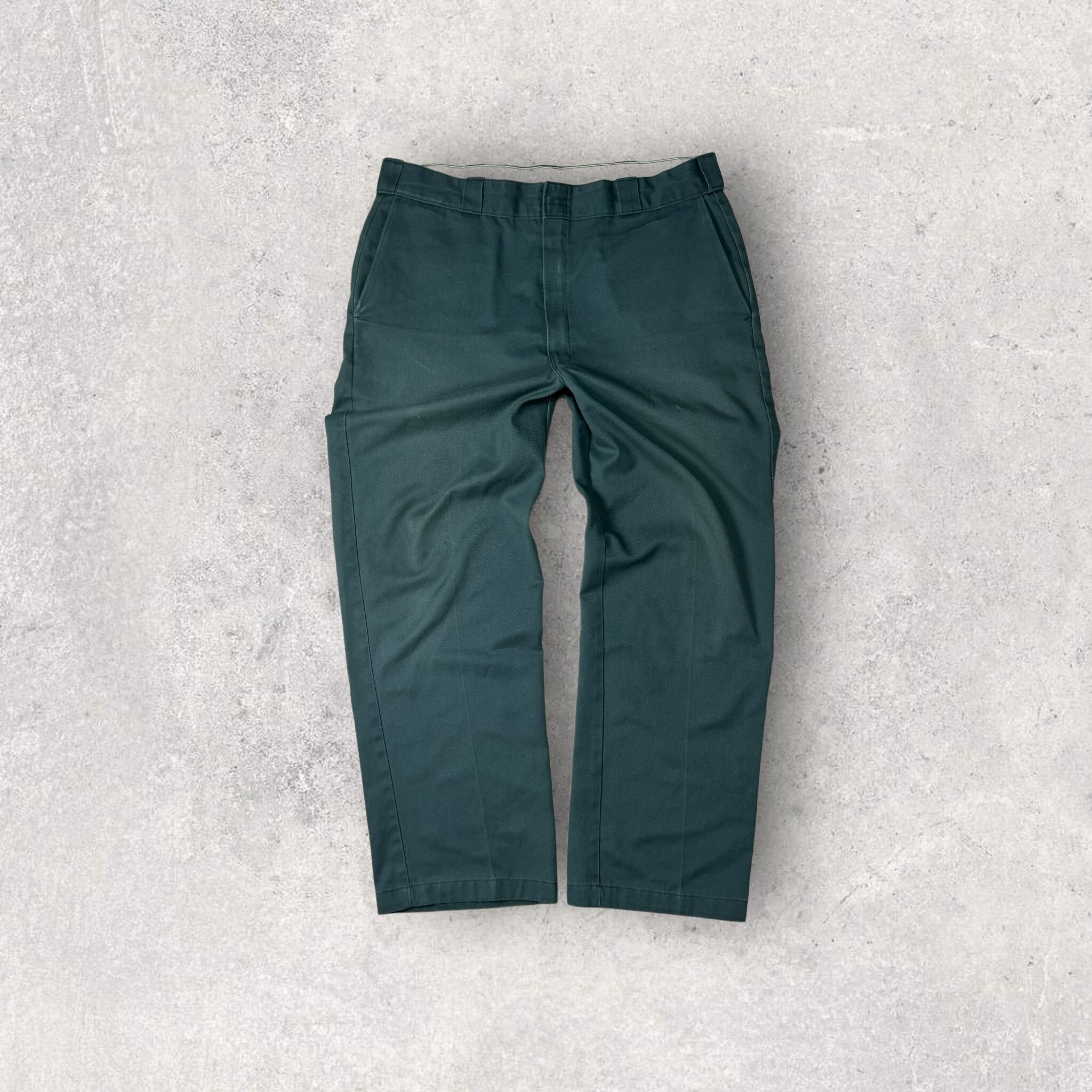 "90's Dickies" 874 hunter green made in USA