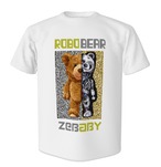 ROBO BEAR T-SHIRT (ADULT: WHITE)