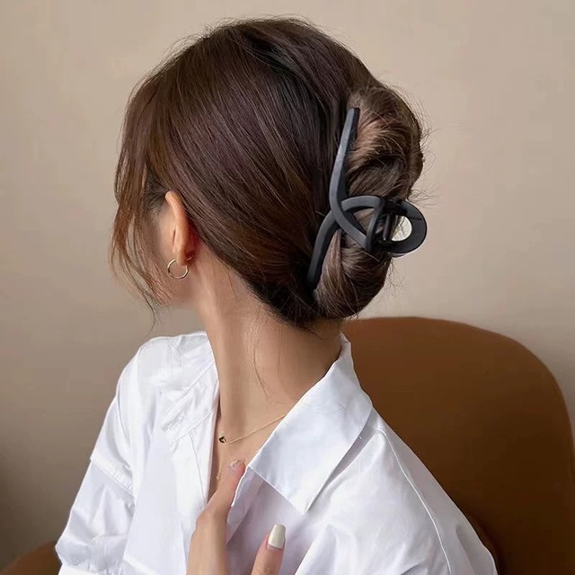 ヘアクリップ マット ヘアアクセサリー 韓国 オルチャンファッション