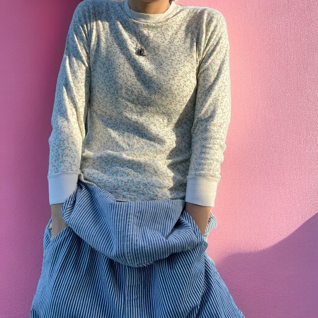 【KIDS&LADIES'】vintage Duofold thermal tops size:8