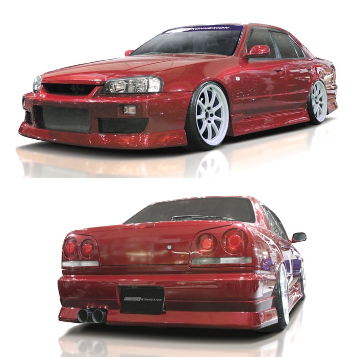 FALCON】 FRP製 フロントバンパースポイラー NISSAN R34 スカイライン