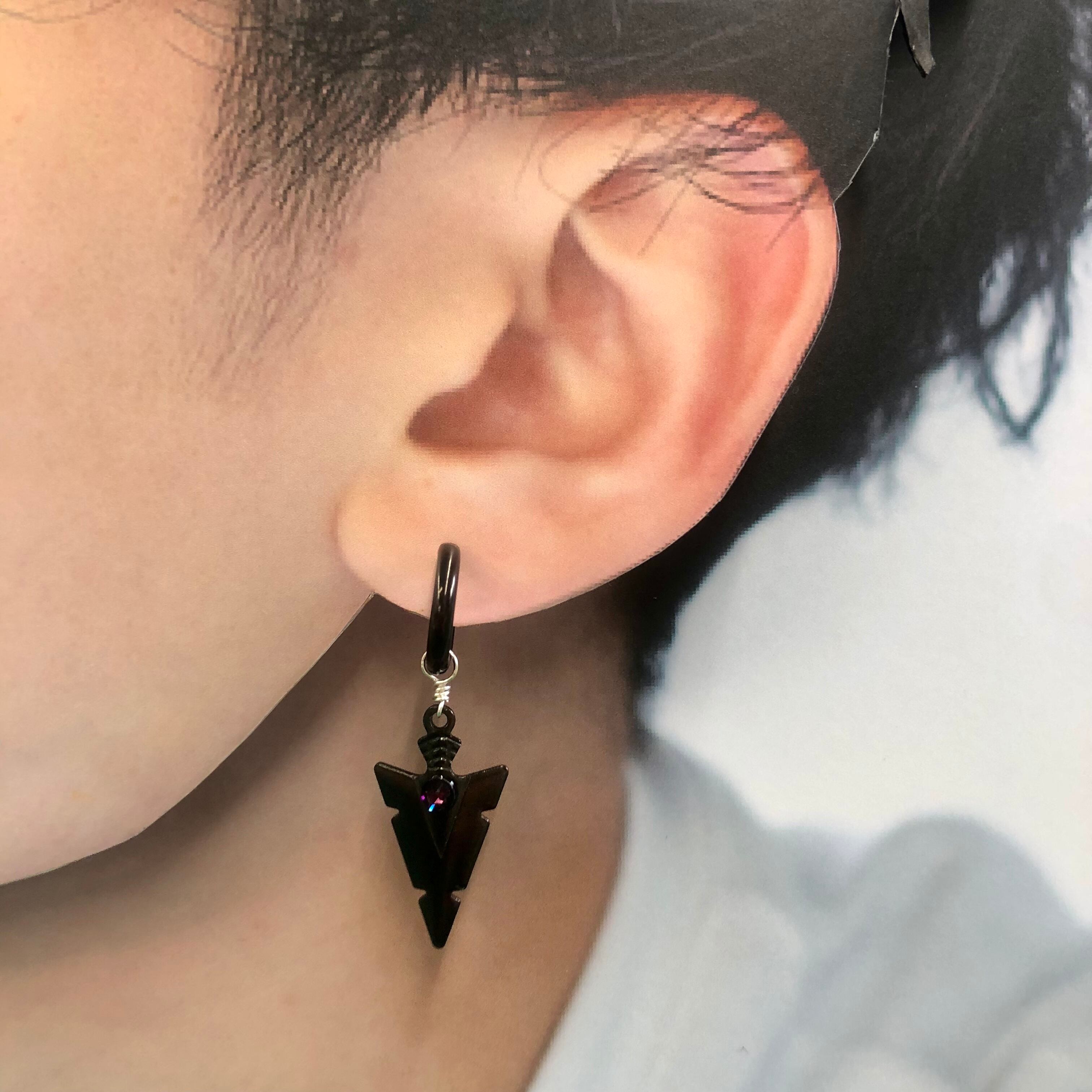 men'sピアス9 アーロンブラックP | Pay ID