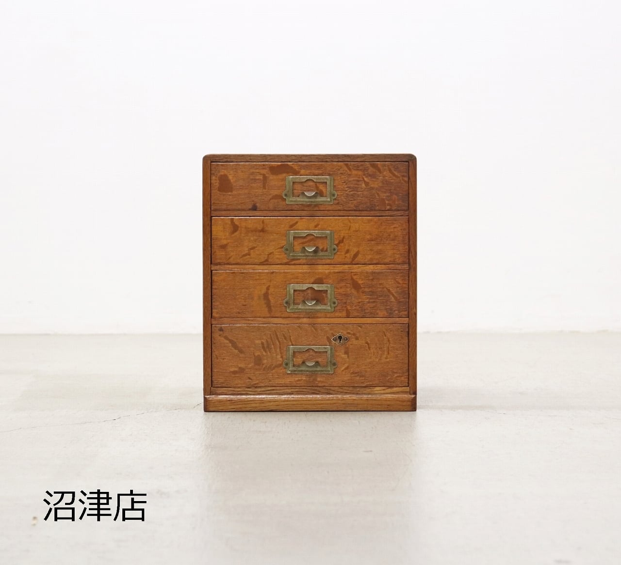 レトロ 無垢材 小引き出し 書類 雑貨 レターケース 収納 時代箪笥 桐