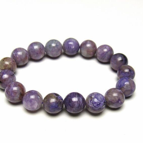 チャロアイト ブレスレット 13mm一点物 おまかせ便 111-49300