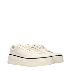 【新品】JIL SANDER ジルサンダー メンズ スニーカー ファブリック ベージュ WS0019P6502109