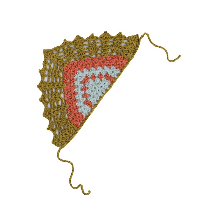 Kalinka / Celine Crochet Scarf / Moss