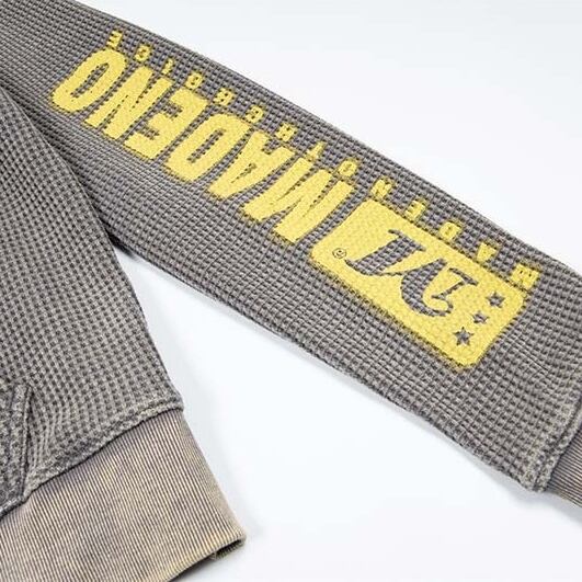 ウォッシュフーディジップアップ ストーンウォッシュジップパーカー