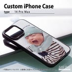 オーダーメイド iPhone 14 Pro Maxケース (iPhoneカバー) / カスタムオーダー / ソフト・ハードハイブリッドiPhoneケース/写真プリント/指紋防止