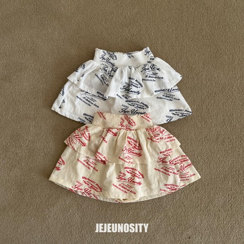 【予約】JEJEUNOSITY ダブルフレアスカート