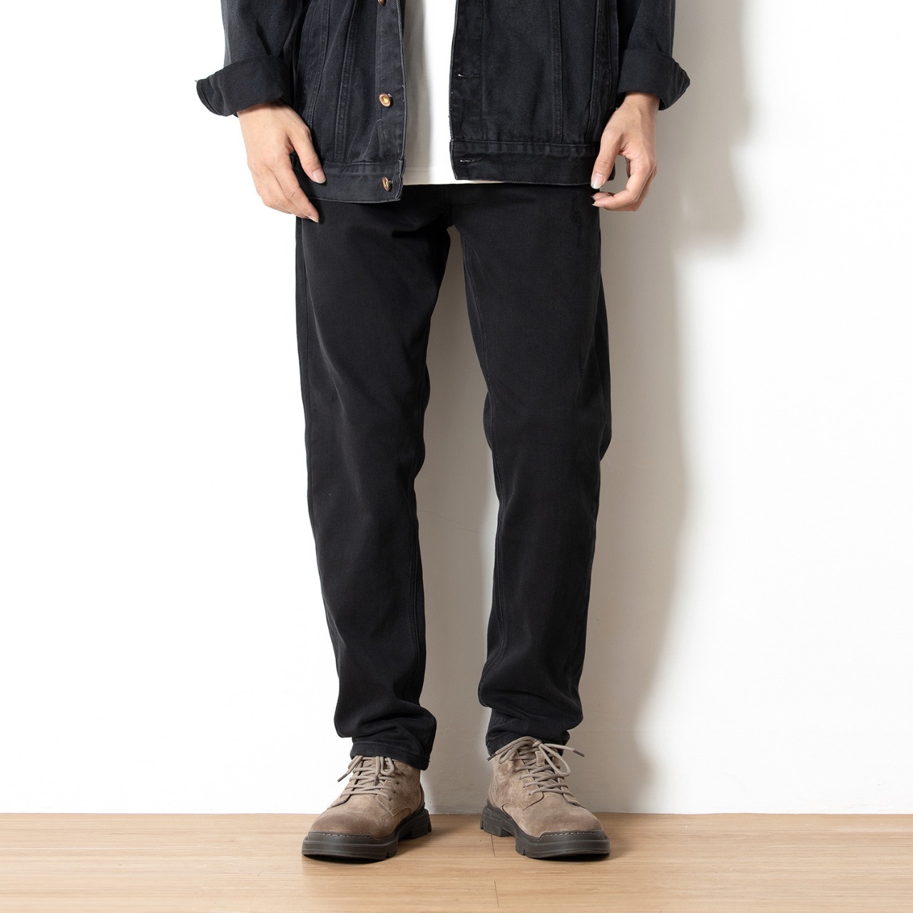 シンプルスタイリッシュ スリムテーパードパンツ af0016