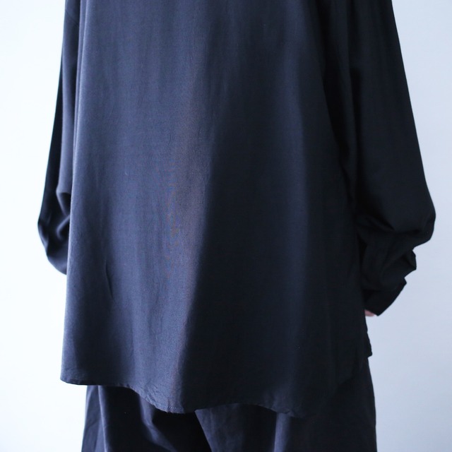"GOOUCH" human dance art embroidery design loose silhouette shirt