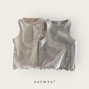 《予約/送料無料》michelle sleeveless / oatmeal