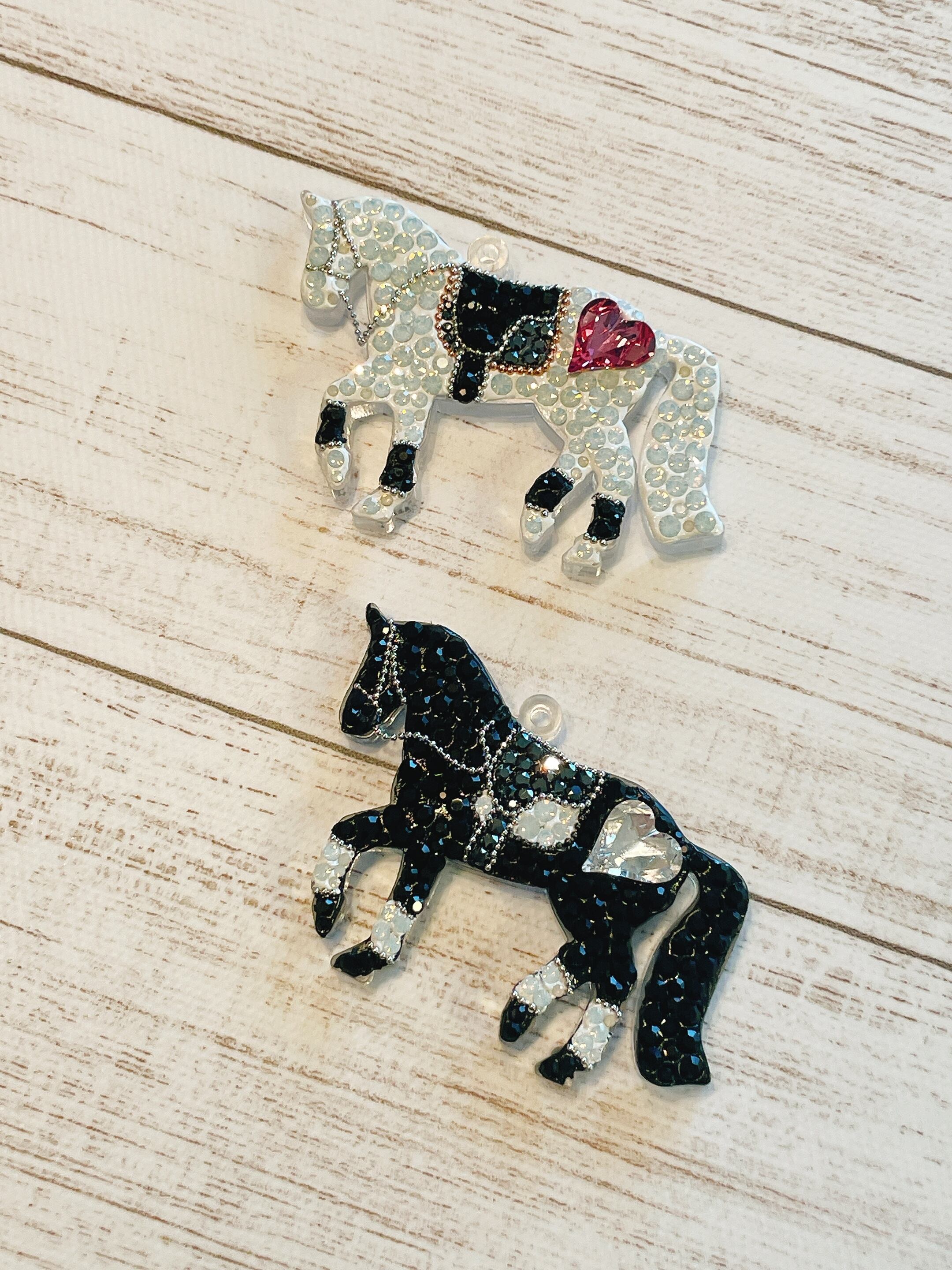 『clear horse』用オプション ハート型スワロフスキー