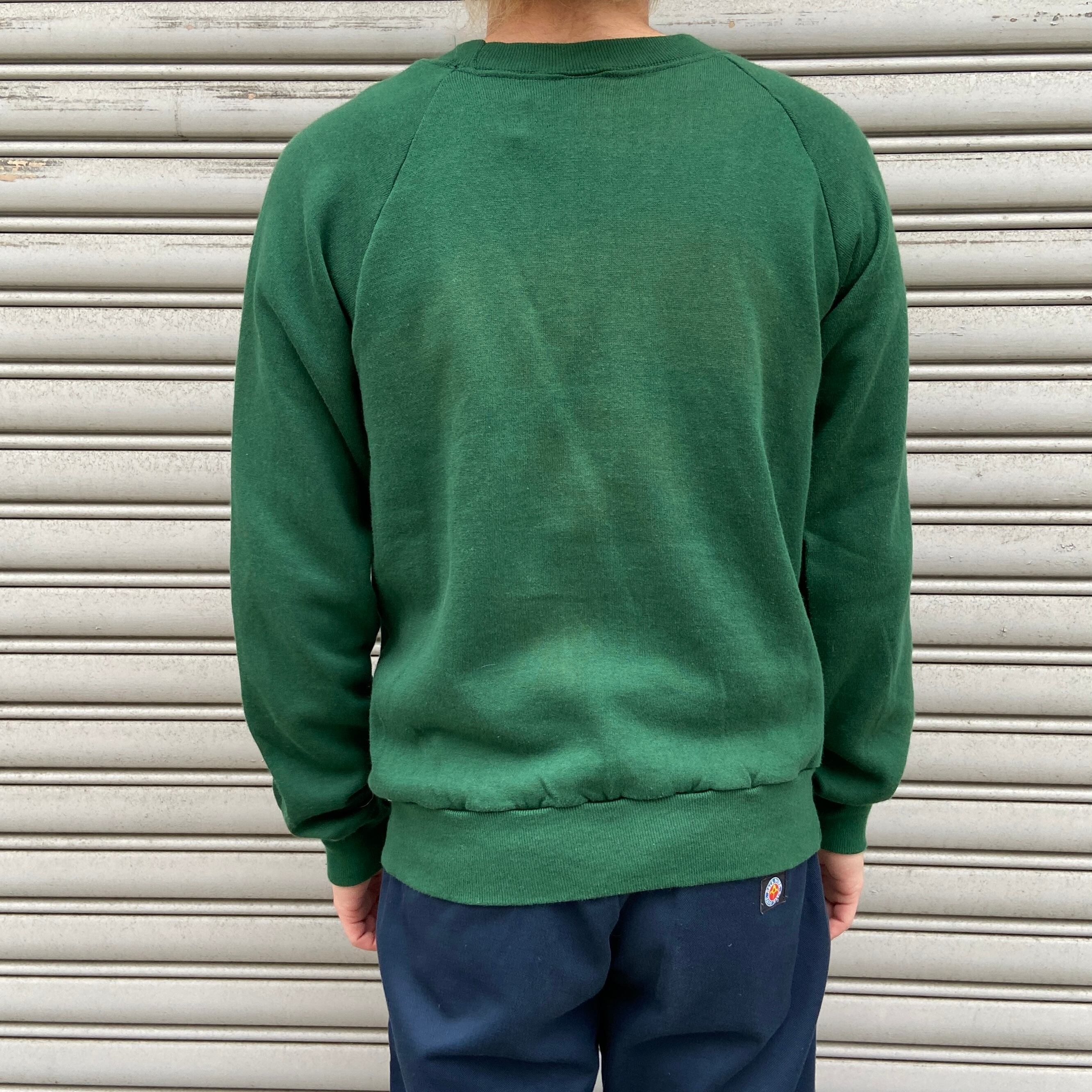 80s USA製 champion カレッジスウェット トリコタグ M 緑 | 古着屋 Uan