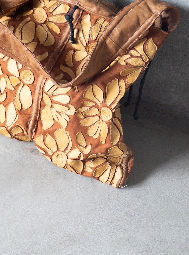 "io comme io" used Cotton sheep leather bag