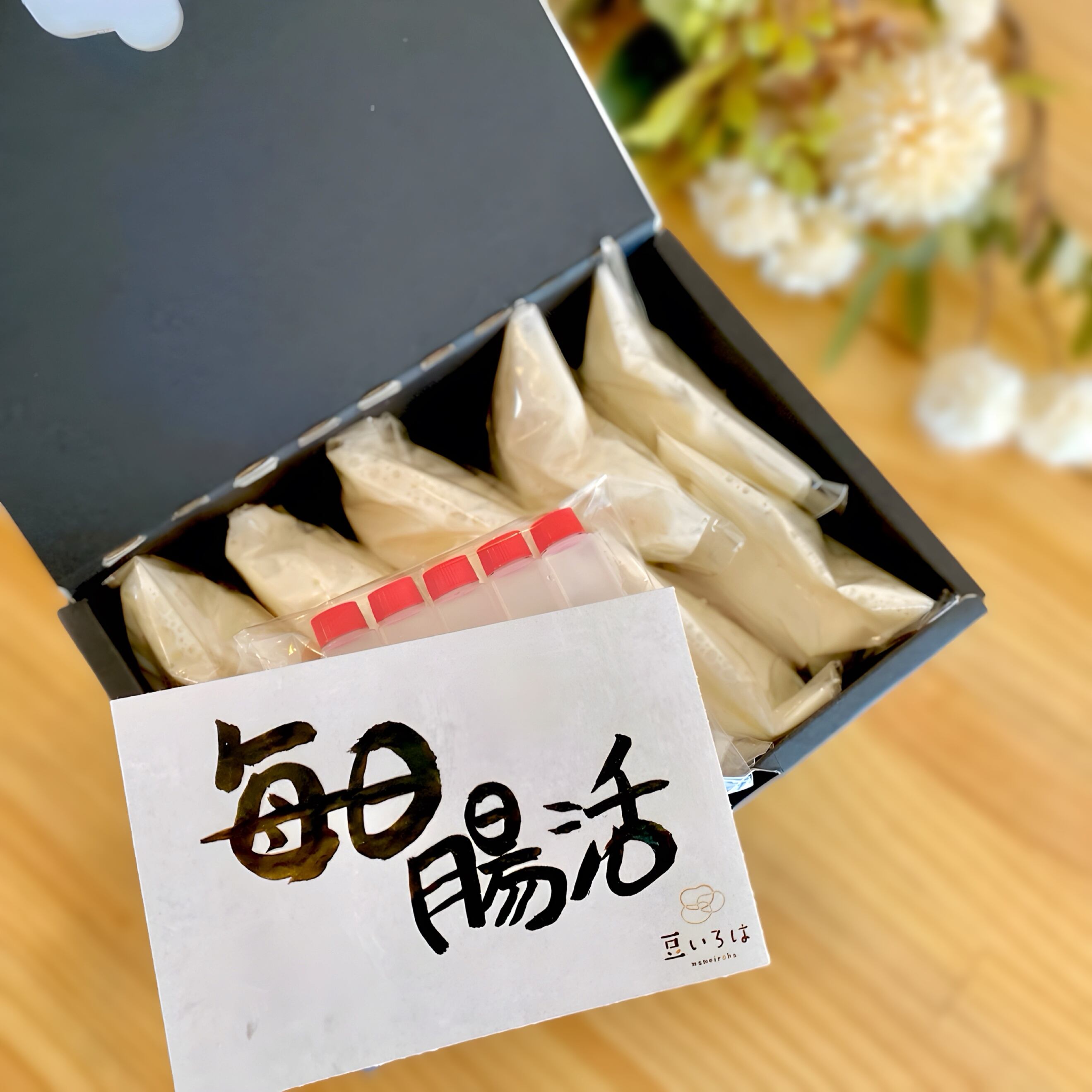 お得な定期宅配】本格豆乳「豆いろは」 180mlパック×10本 にがり