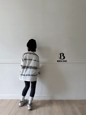 【bien joie】デイリーリブレギンス 90〜130cm チャコール 241022