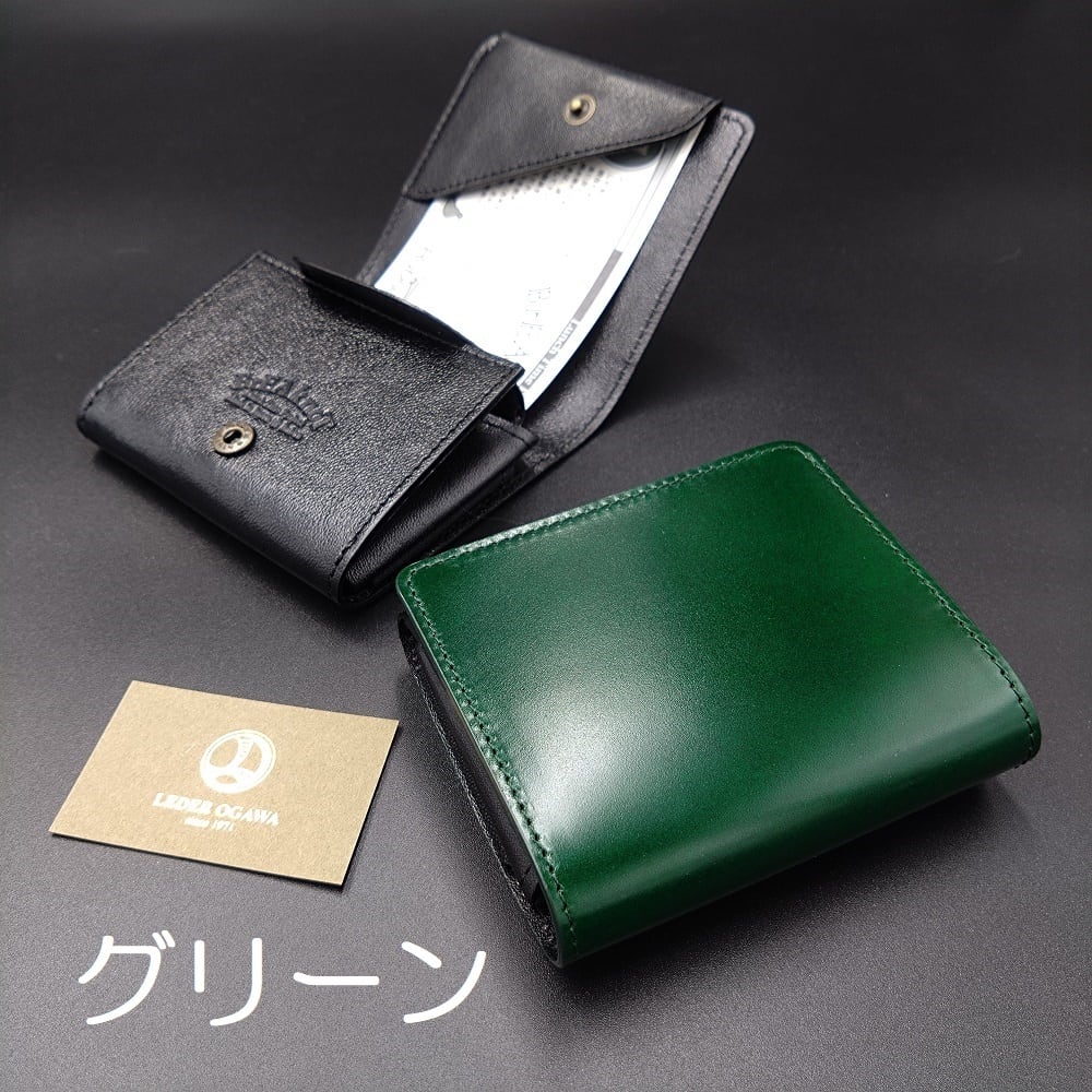 【新品未使用】ブレイクノット　ミニット　Minitto（コードバン） Minitto（コードバン）/ ミニ財布 / 馬革 お札折らない 使いやすい
