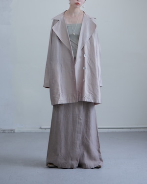 1980-90s ELLEN TRACY - boxy silk jacket