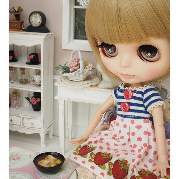 1/6ミニチュアフード[おしるこ] 食品サンプル ブライス アゾン ドール