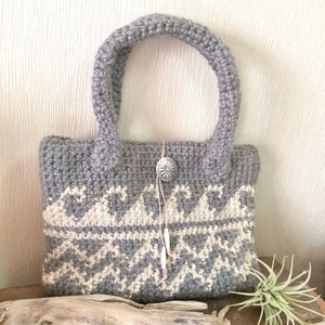 波柄のバッグ WAVE BAG GRAY 【グレー】 | Always