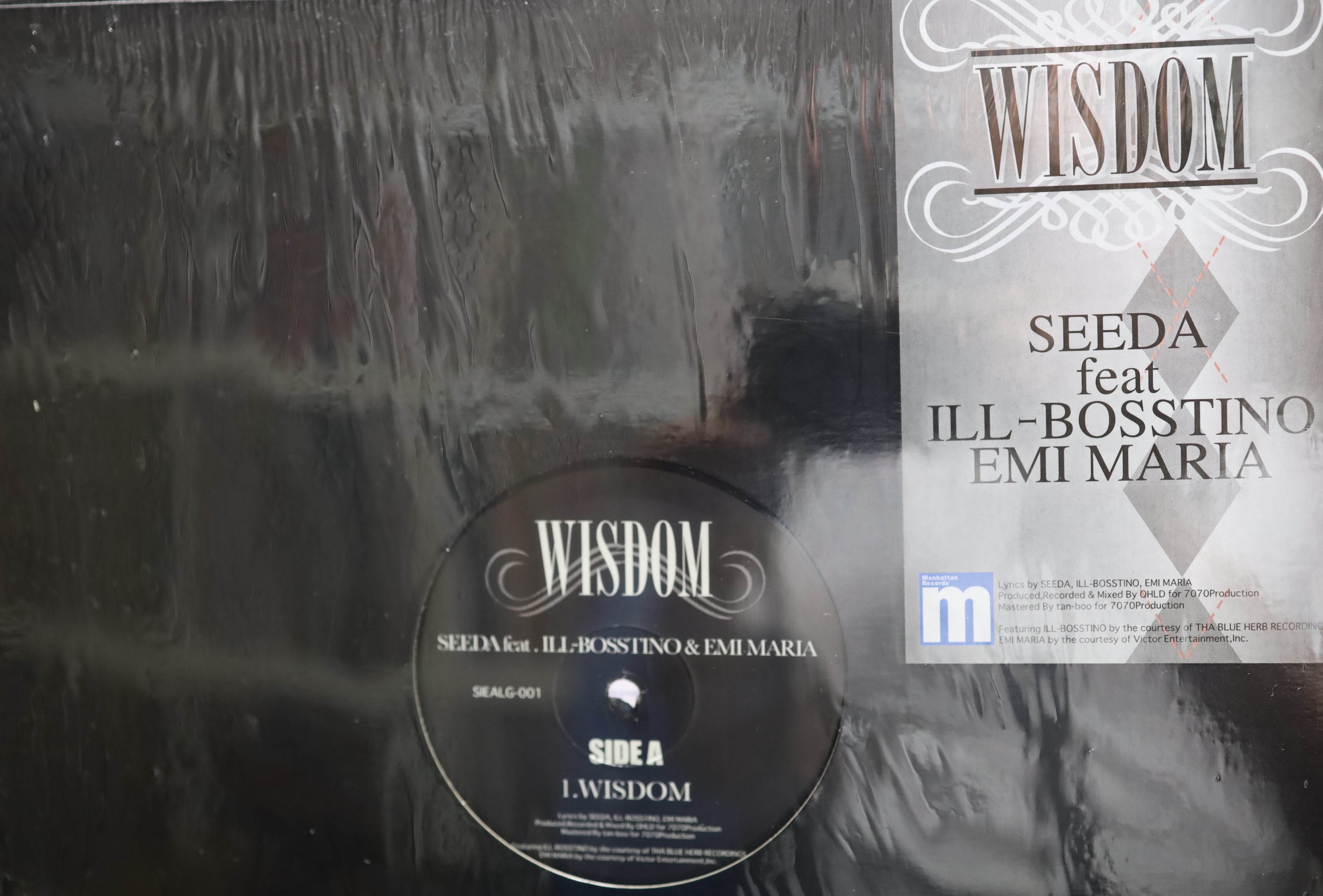 【12inch】SEEDA / WISDOM feat. ILL-BOSSTINO,EMI MARIA