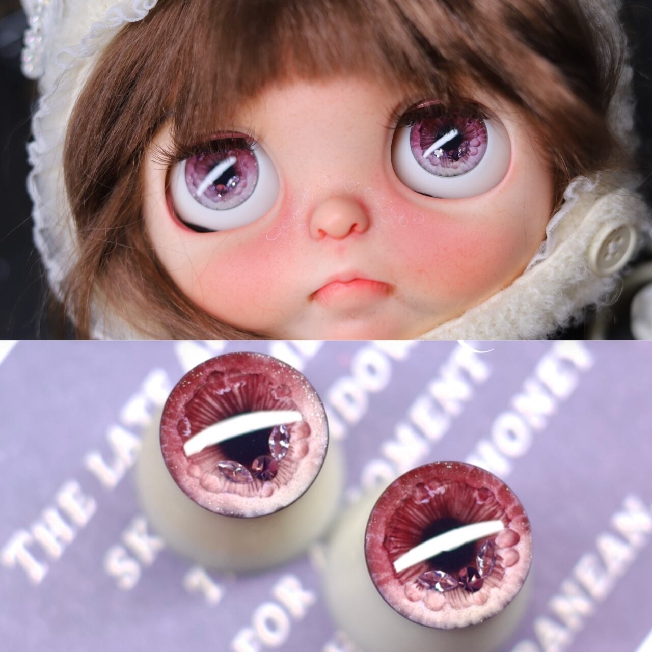 受注製作】【ブライス用アイチップ】ドールアイ Blythe カスタムアイ