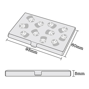 ステンレスカードケース　ニャンリョーシカ【たくさん】