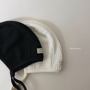 [choucream] Waffle Knitwear Bonnet / [슈크림] 와플니트보넷