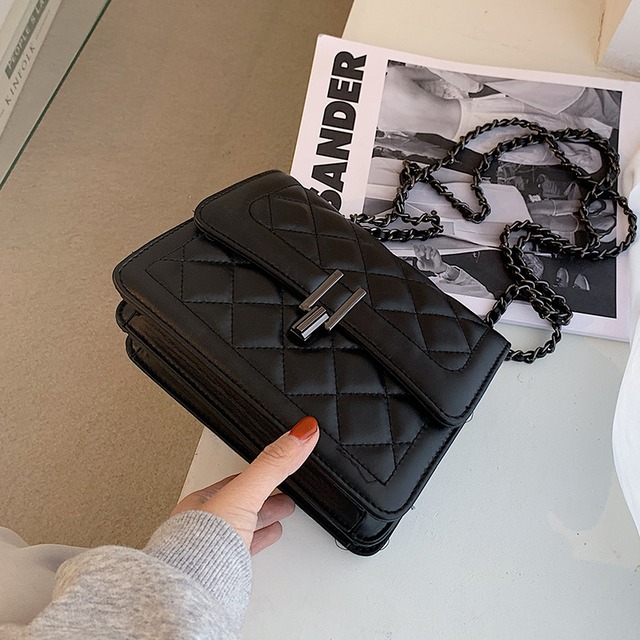 刺繍オータムウィンターチェーン シングル 秋物 冬物 スクウェア 手作りハンドバック33921859486