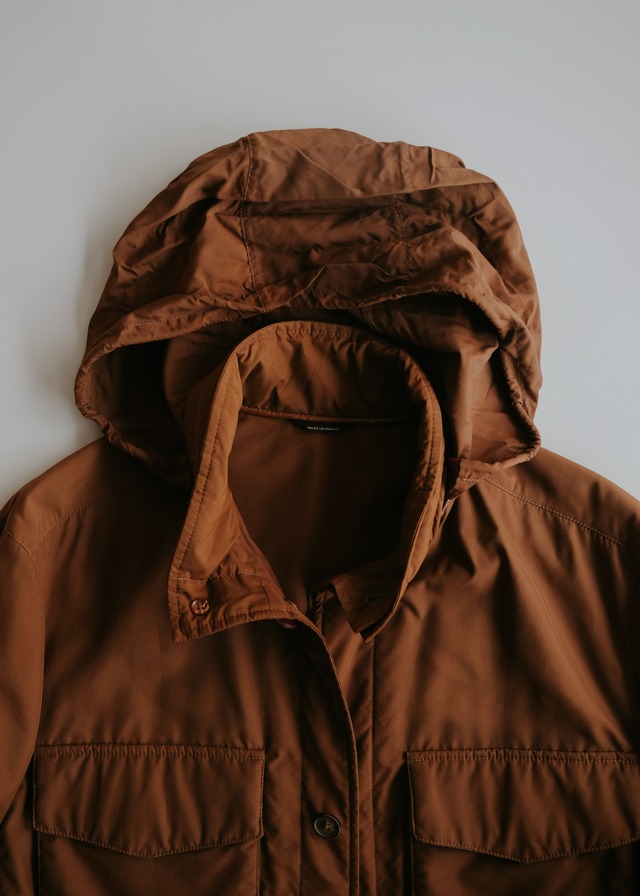 00's HERMÈS packable hooded safari jacket