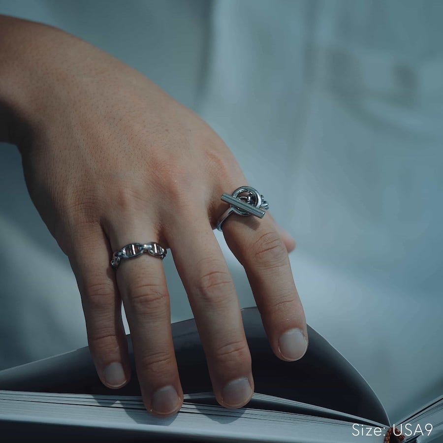 OT ring (silver) #r52 | garcia