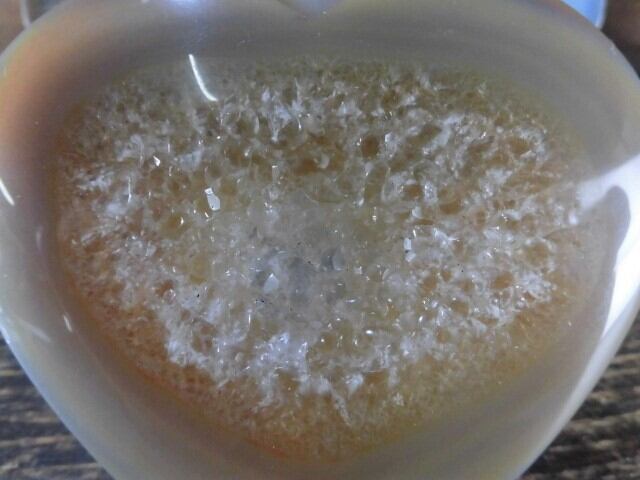 【瑪瑙カービング】　ハート瑪瑙　no.3