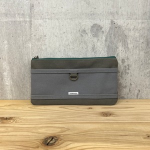 ▼Mulch Wallet pouch 【ダークグレー × グレー】
