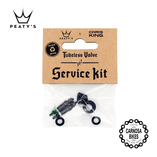 【PEATY'S】Tubeless Valve Service Kit [チューブレスバルブ サービスキット]