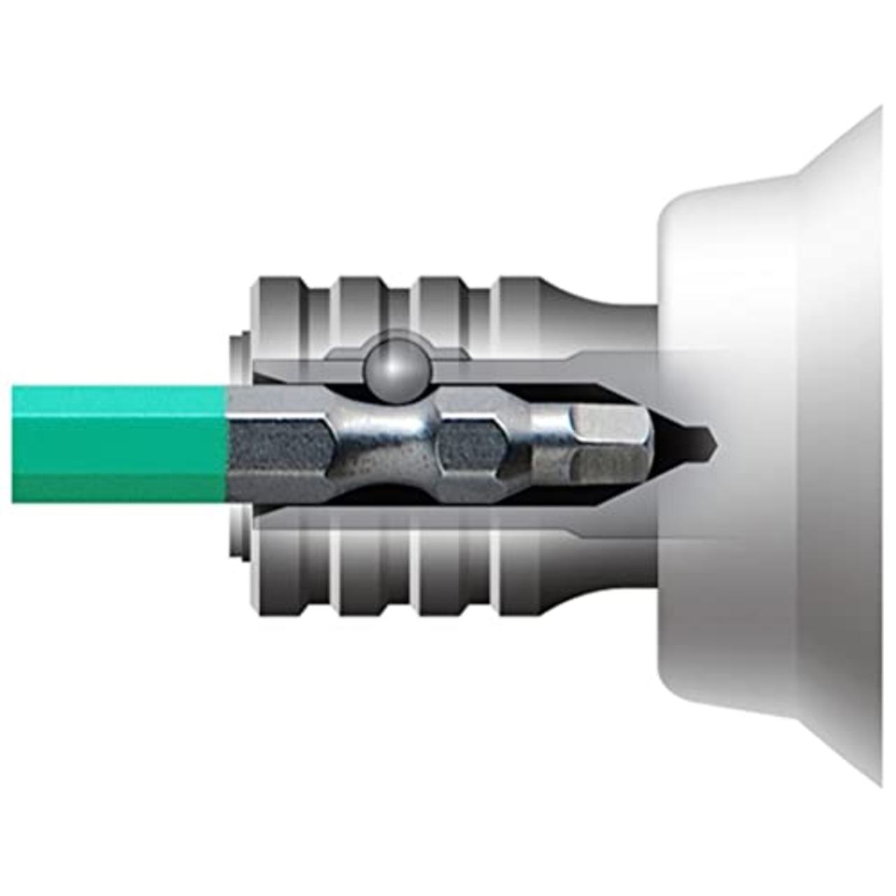 アネックス(ANEX) カラービット 四角&プラス 両頭 コンビ #3・+2×65 2本組 ACS2-3065