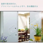 窓用フィルム 目隠しシート 断熱遮光 結露防止 UVカットガラスフィルム 貼り直し可能 跡残らず剥がせる 接着剤なし 静電吸着 水で貼り付 窓 めかくしシートは 寝室、浴室、会議室などに適用する(ホワイト 44.5cm200cm)