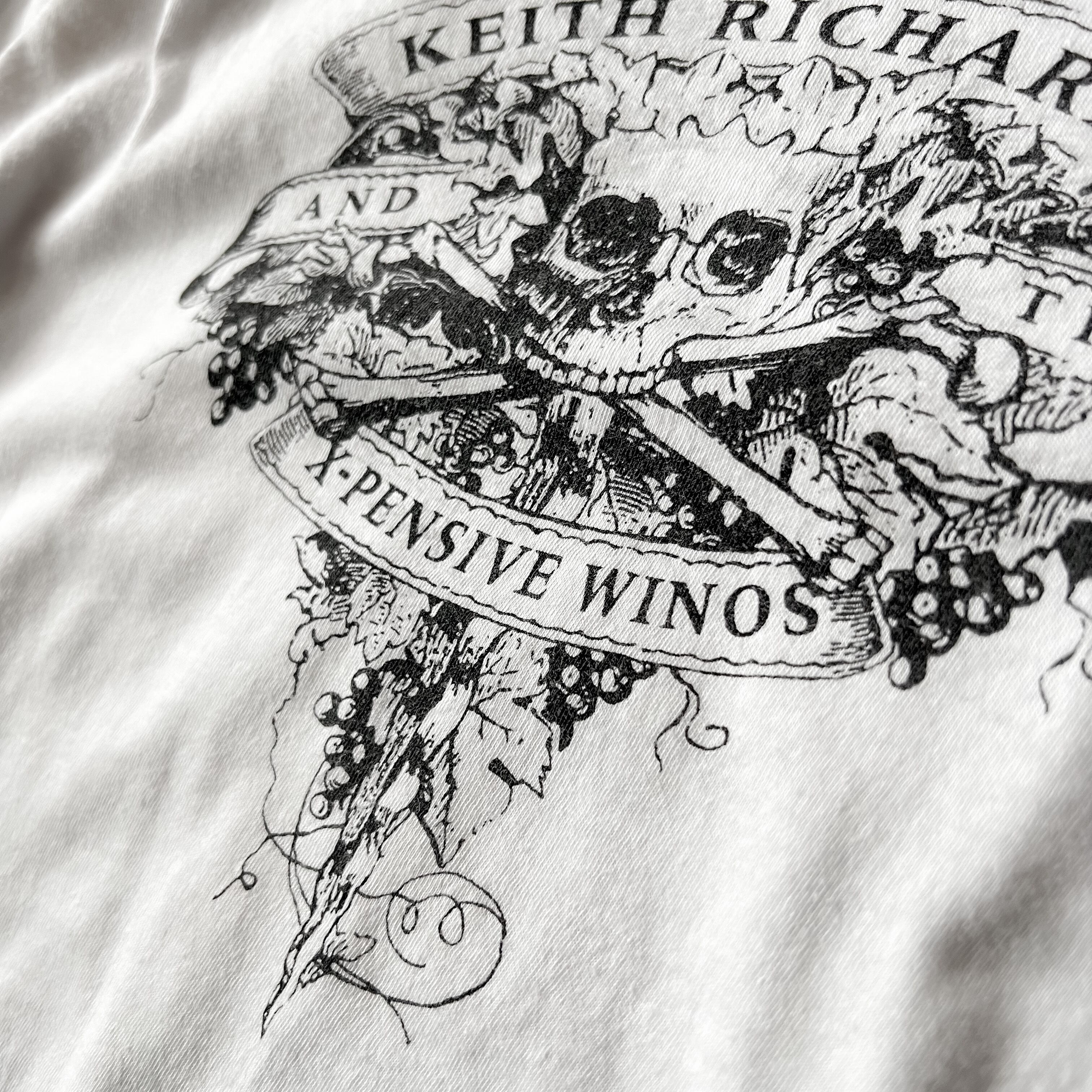 80s-90s “ Keith Richards and the X-Pensive Winos” band tee キース 