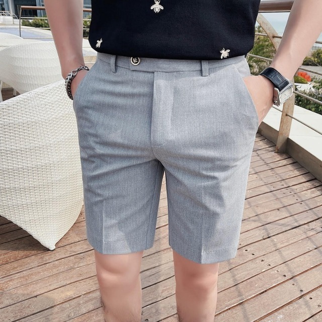 カジュアルスリムハームパンツ 3カラー　V0362