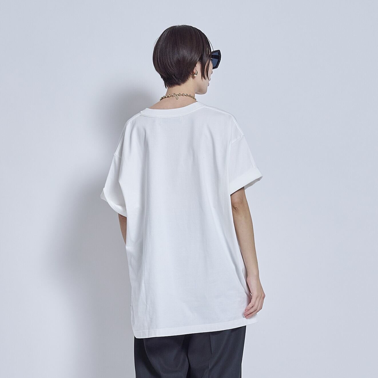 【新品未使用】vivision ナイロンTシャツ ホワイト BIGサイズ 予約販売【 THOMAS MAGPIE 】BIG Tシャツ 無地⑤ (2262865) 5月お届け