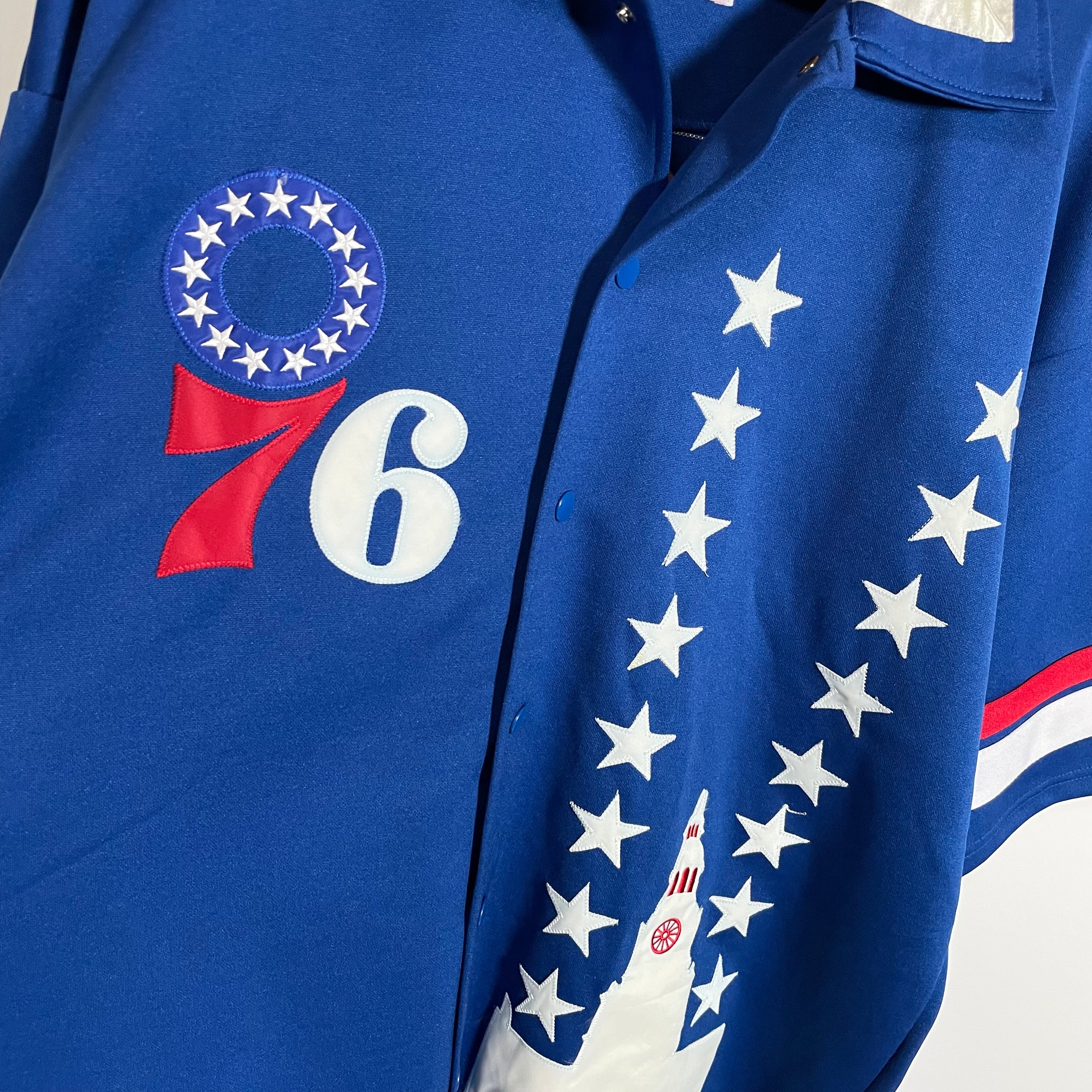 Mitchell&Ness NBA 76ers ビッグサイズ ゲームシャツ トラック Mitchell&Ness NBA 76ers ビッグサイズ ゲームシャツ トラック
