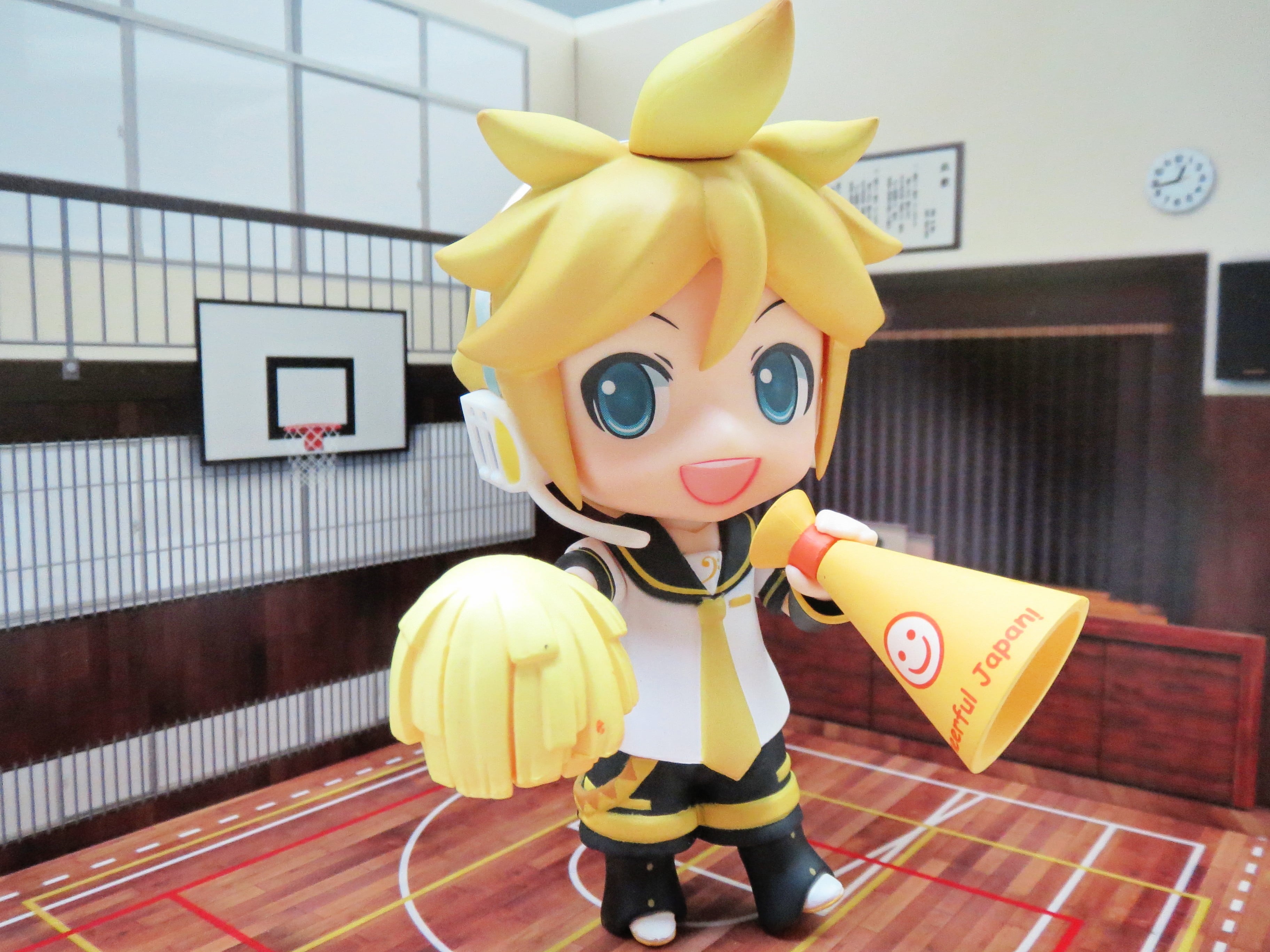 再入荷【190】 鏡音レン 応援Ver. 髪パーツ ショート ねんどろいど 