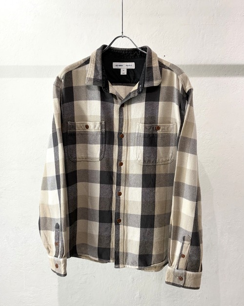OLD NAVY Plaid Cotton Heavy Flannel Shirt