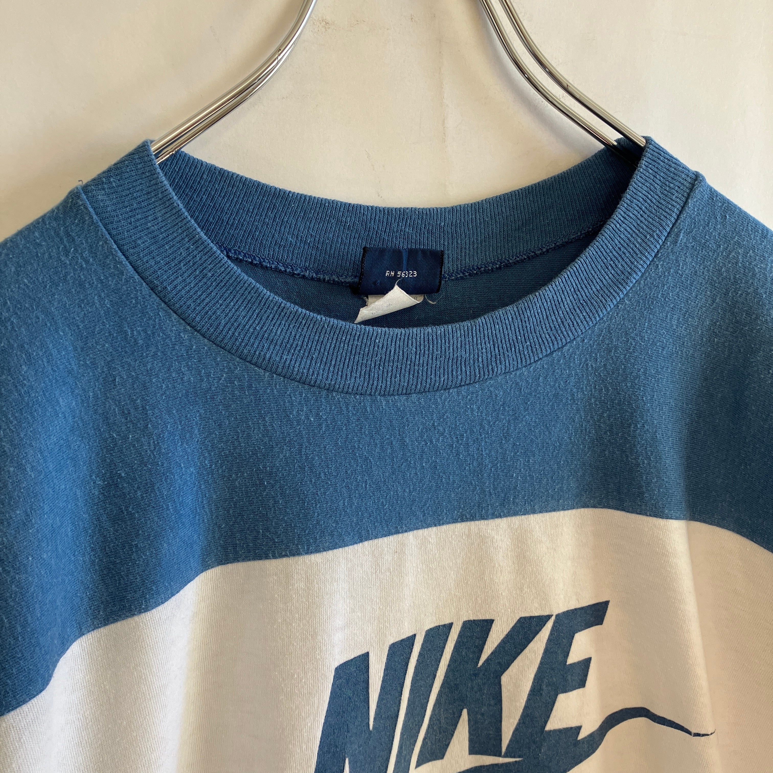 80s ヴィンテージ NIKE 紺タグ フットボールTシャツ ナイキ ビンテージ