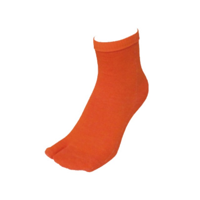 【Inner-Fact】Tabi Middle Socks (Dark Orange)