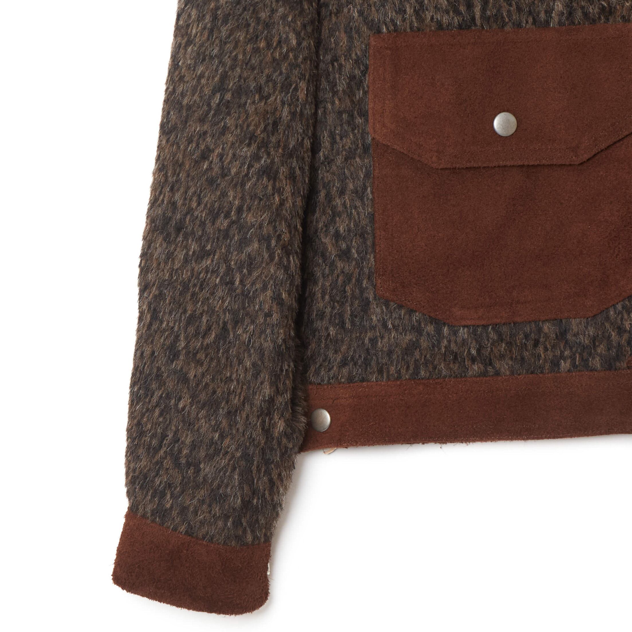 SUGARHILL 24AW SHAGGY BLOUSON (Dark Brown) | Moore