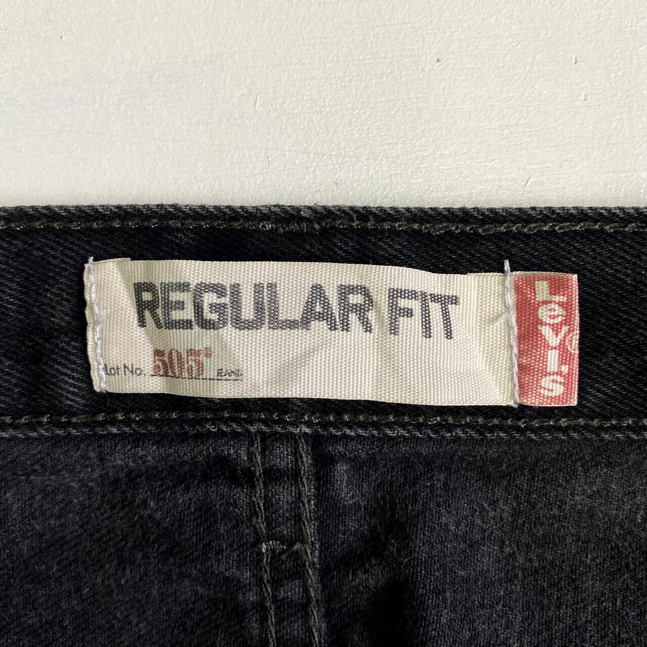 ビッグサイズ Levi's リーバイス 505 ブラック デニムパンツ メンズW38